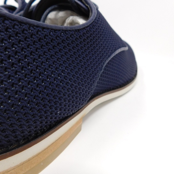 CALVIN KLEIN Men\'s Shoes Aggussie Derby Lace Up Casual Oxford Navy Size 11.5 NIB main image 11